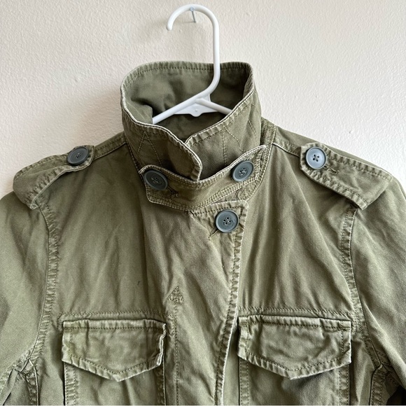 Madewell Military Green Utility Jacket - Picture 3 of 10